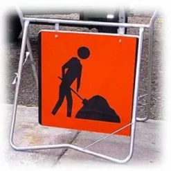 DeNeefe Signs Safety Signs Men At Work Traffic Sign (Medium)