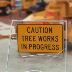 DeNeefe Signs Caution Tree Work In Progress Sign (Large)