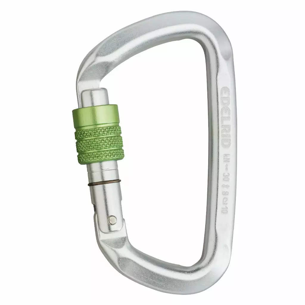 Edelrid D-Classic 3000 Carabiner (Triple Lock/Screw Lock) 4 Edelrid D-Classic 3000 Carabiner (Triple Lock/Screw Lock)