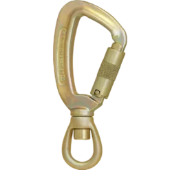 ISC Triple Lock Steel Karabiner With Swivel