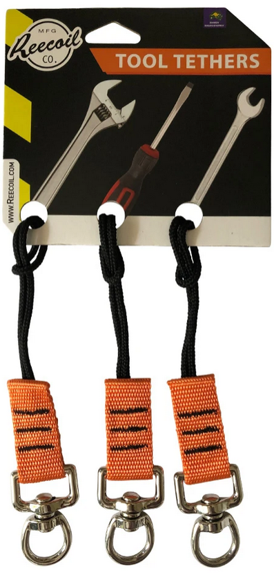 Karabiners, Carabiners & Connectors ReeCoil Tool-Attach Tethering Kit (3 Pack) 3 Karabiners, Carabiners & Connectors ReeCoil Tool-Attach Tethering Kit (3 Pack)