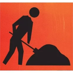 DeNeefe Signs Safety Signs Men At Work Traffic Sign (Medium)