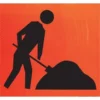 DeNeefe Signs Safety Signs Men At Work Traffic Sign (Large)