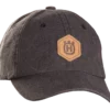 Leisurewear Husqvarna Xplorer Cap - Granite Leather Patch