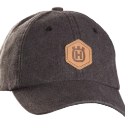 Leisurewear Husqvarna Xplorer Cap - Granite Leather Patch